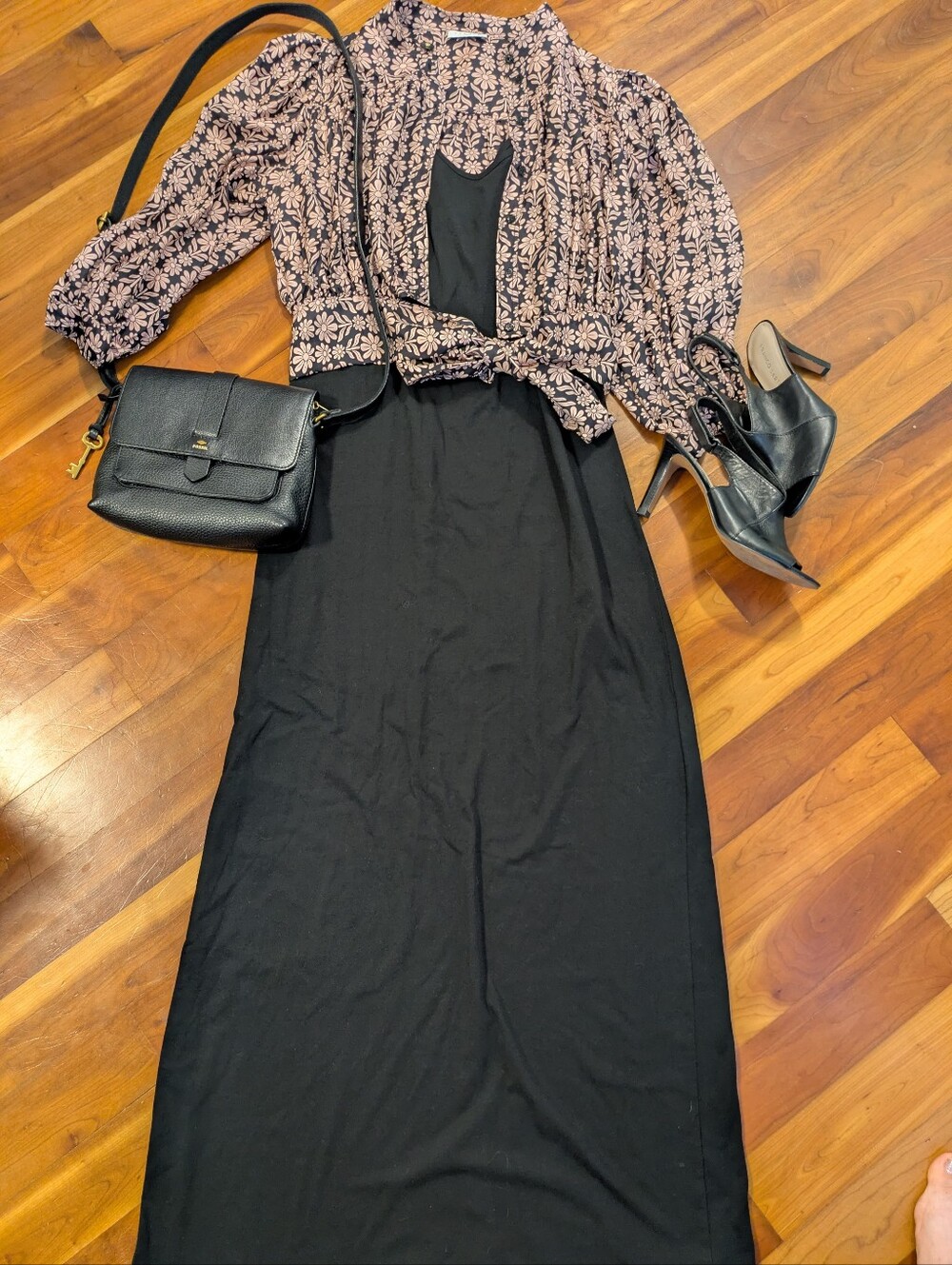 Only Black Sleeveless Maxi Dress